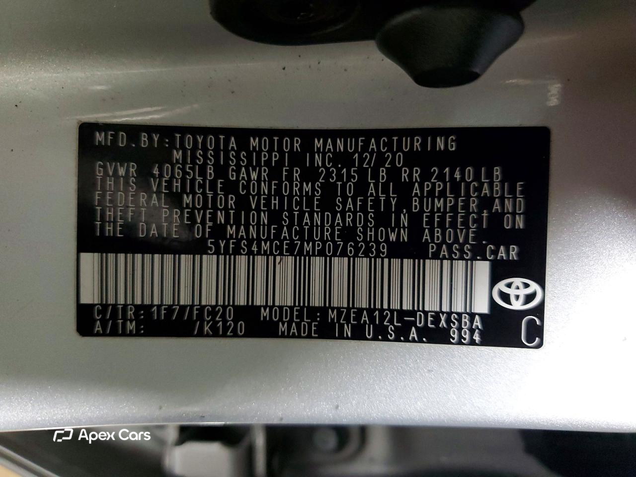 Toyota Corolla 2021