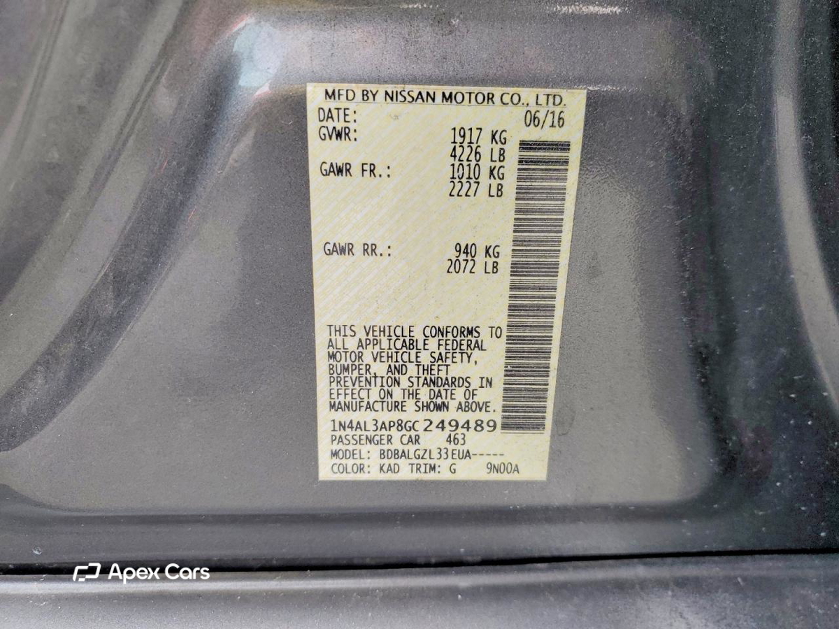 Nissan Altima 2016