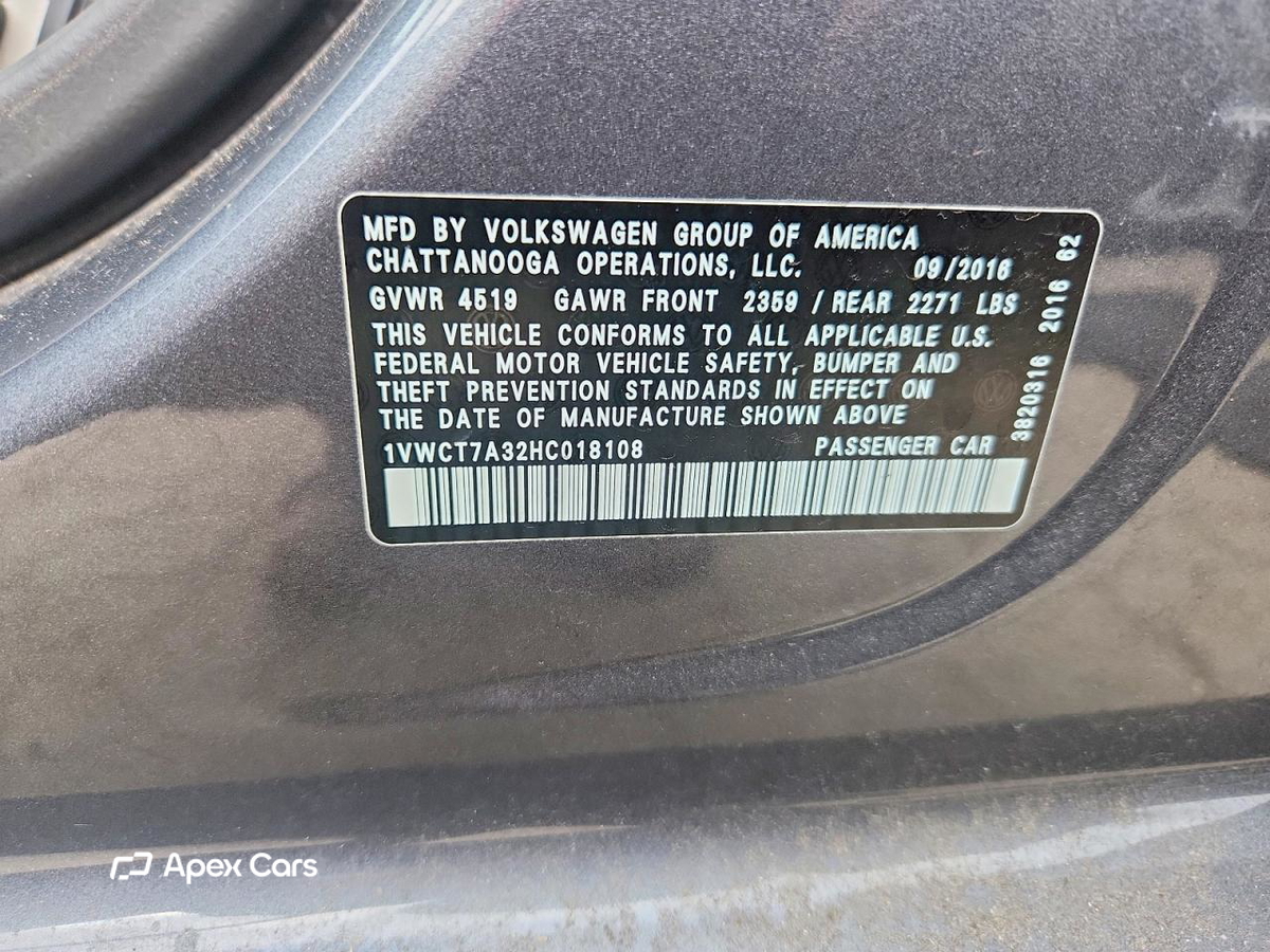 Volkswagen Passat 2017