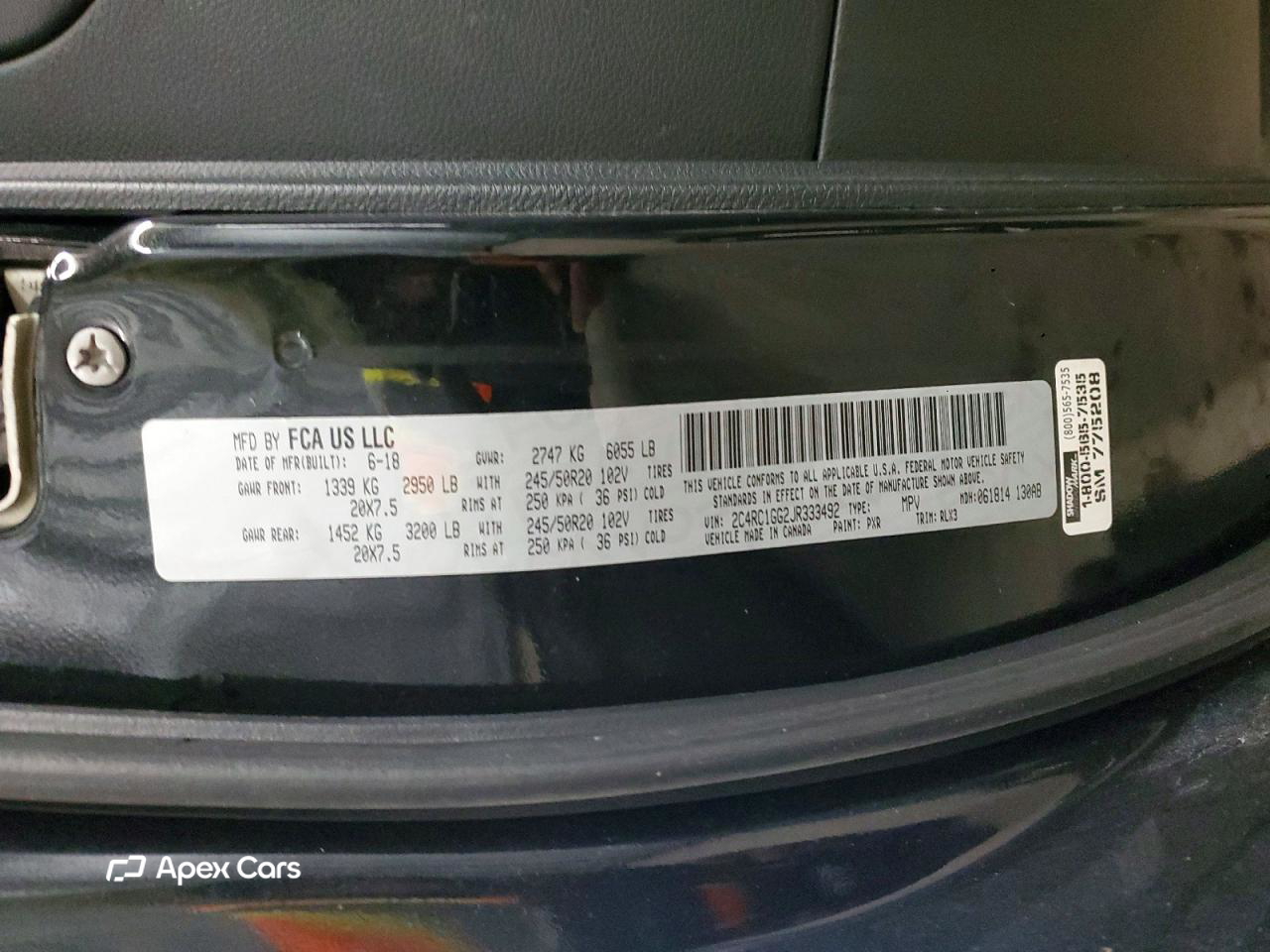 Chrysler Pacifica 2018