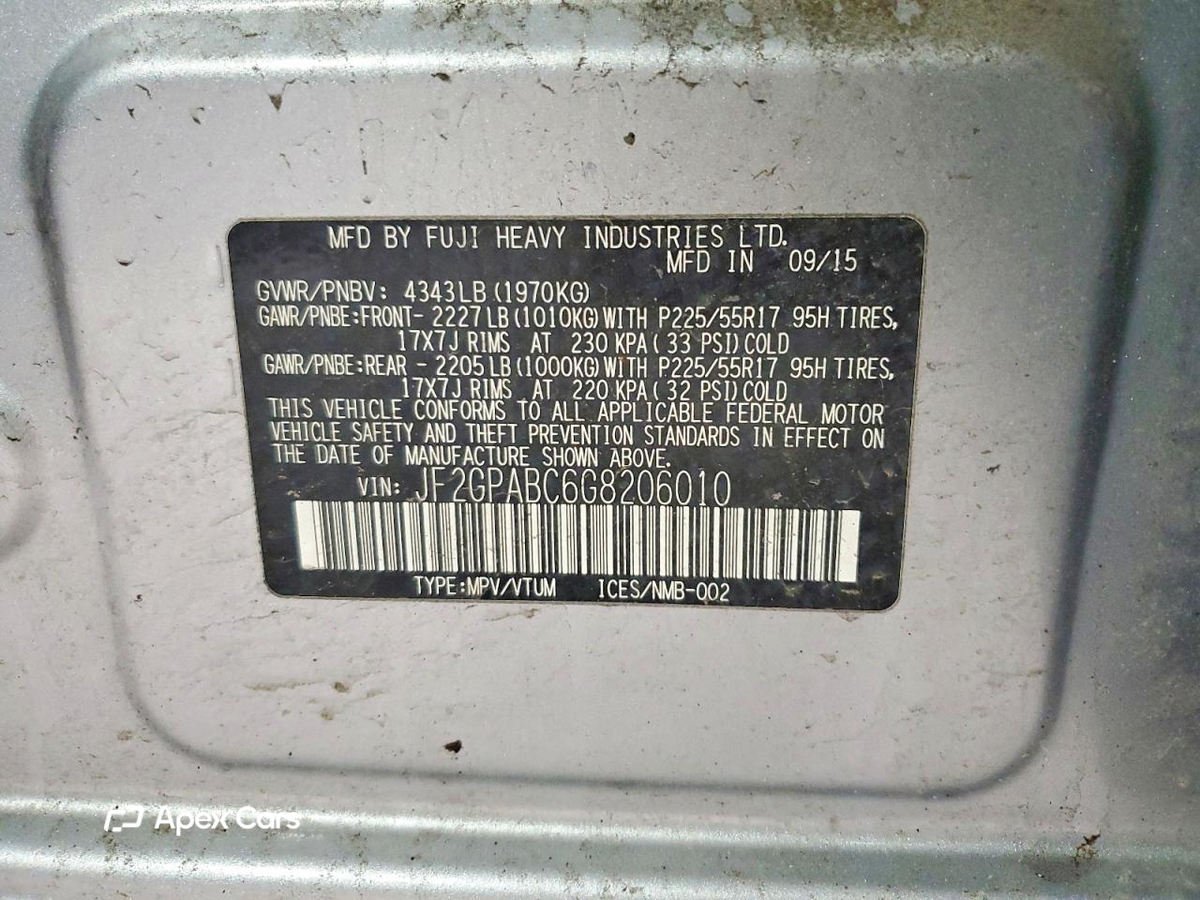 Subaru XV 2016