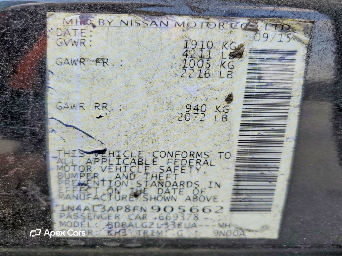 Nissan Altima 2015