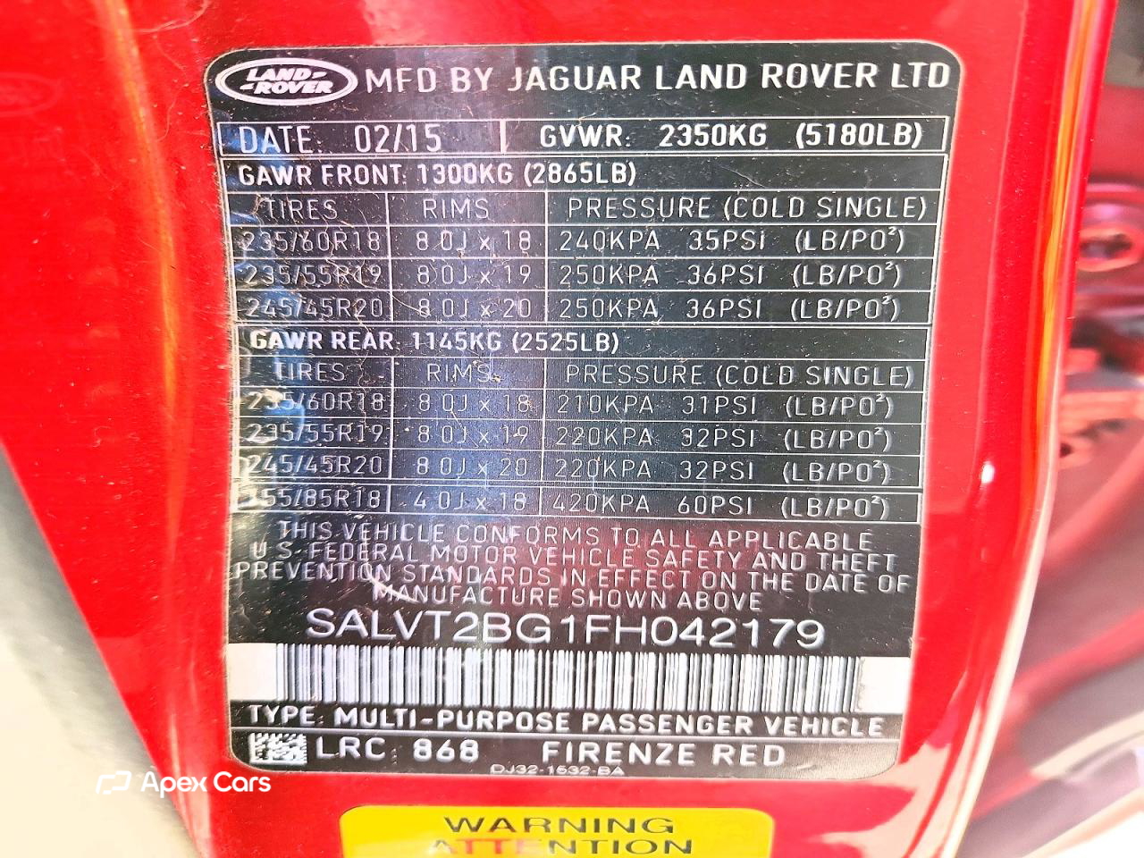 Land Rover Range Rover 2015