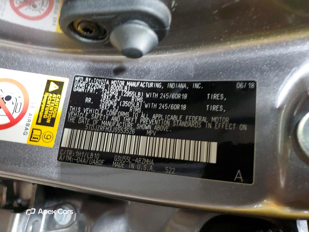 Toyota Highlander 2018