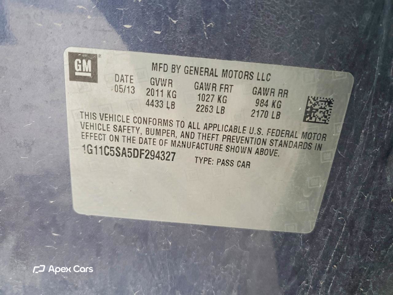Chevrolet Malibu 2013