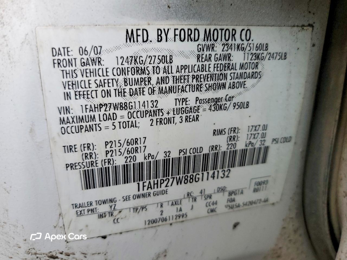 Ford Taurus 2008