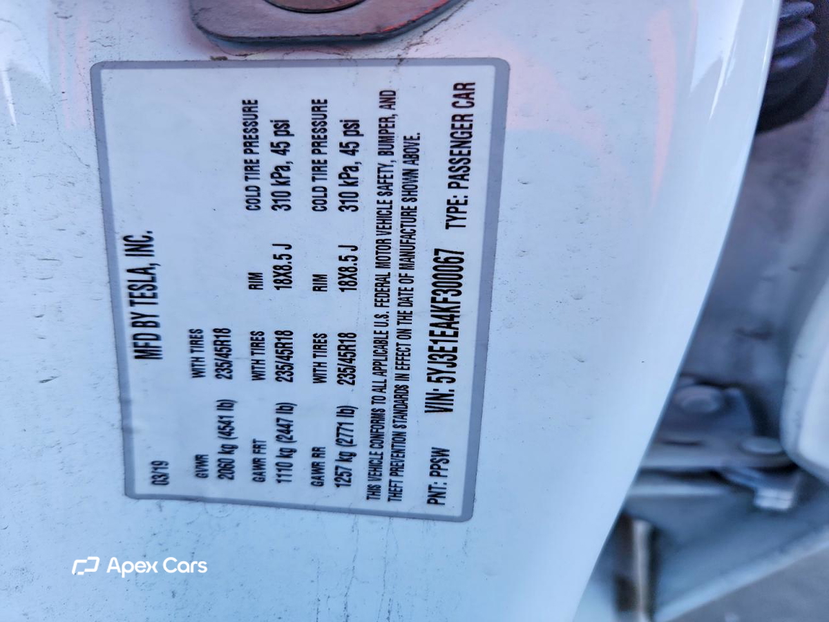 Tesla Model 3 2019