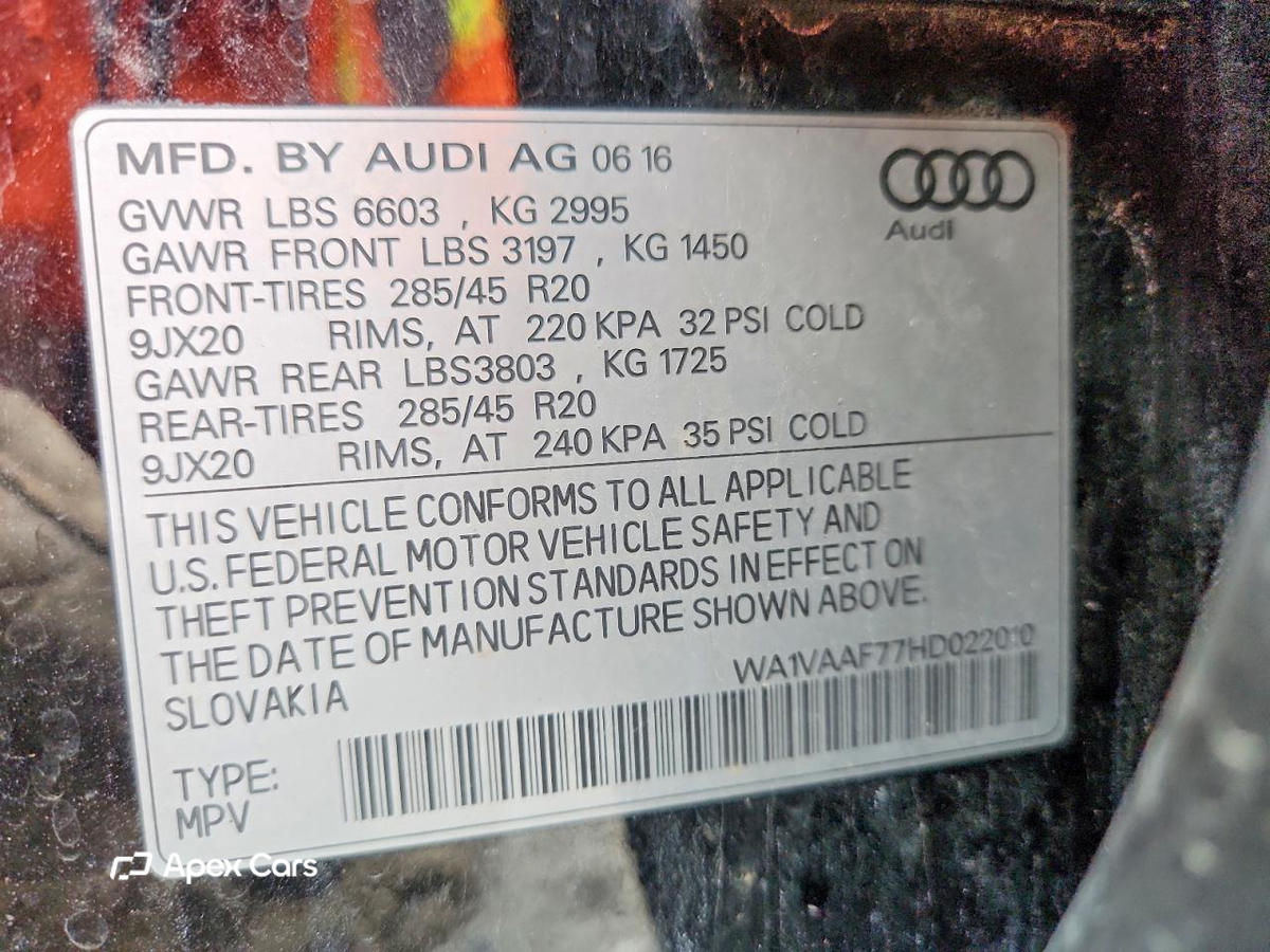 Audi Q7 2017