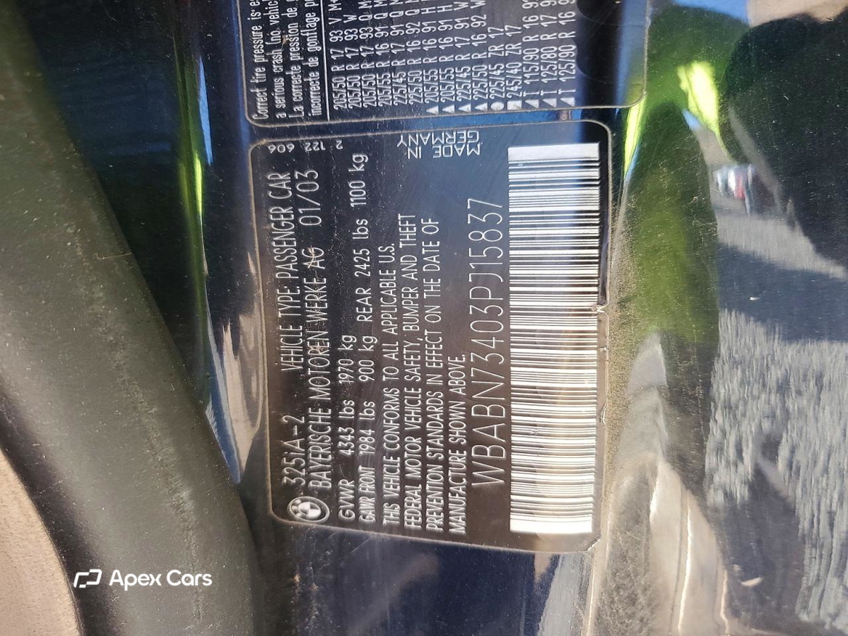 BMW Series 3 2003