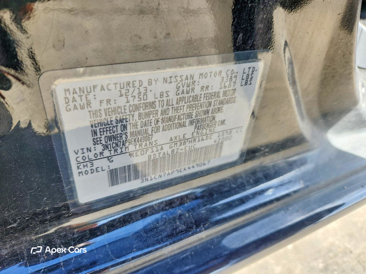 Nissan Versa 2014