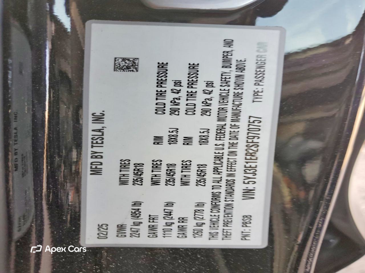 Tesla Model 3 2025