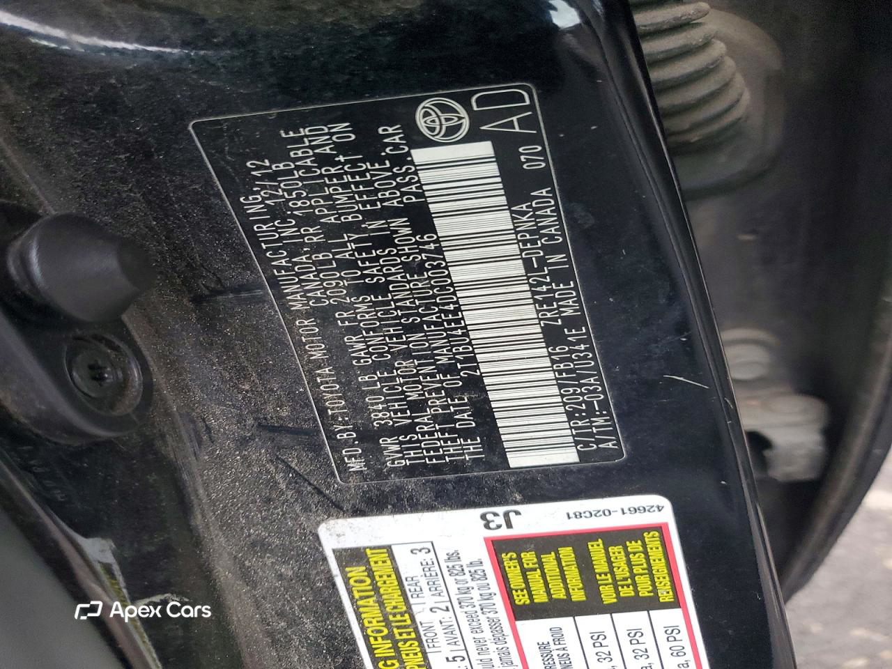 Toyota Corolla 2013