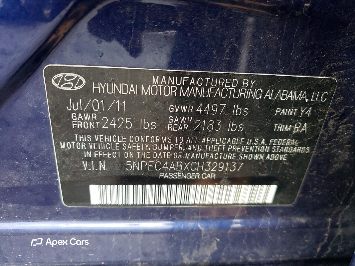 Hyundai Sonata 2012