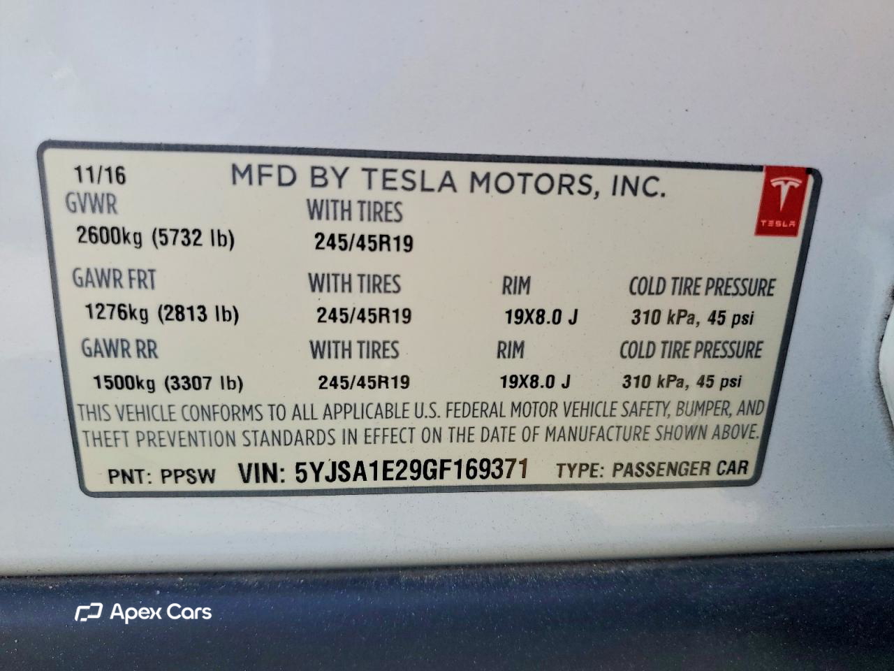 Tesla Model S 2016