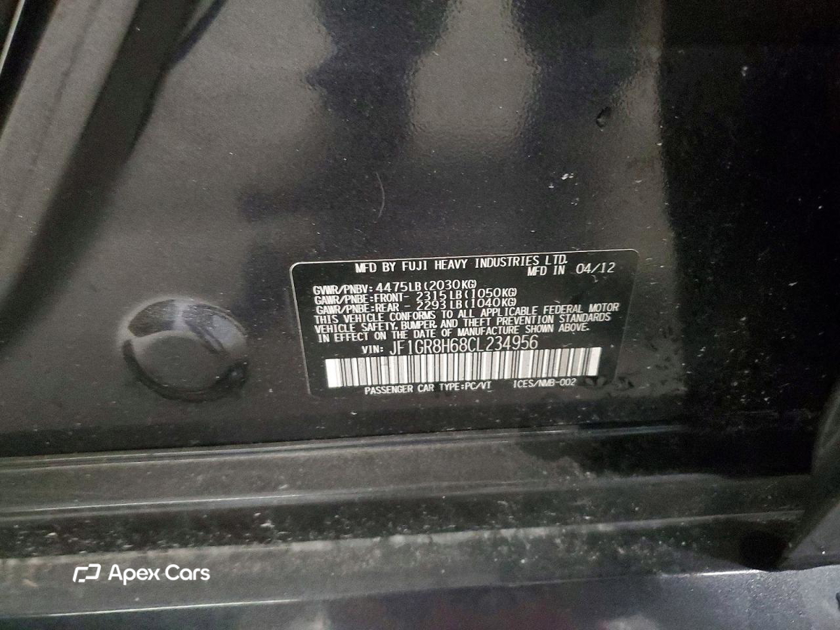 Subaru WRX 2012