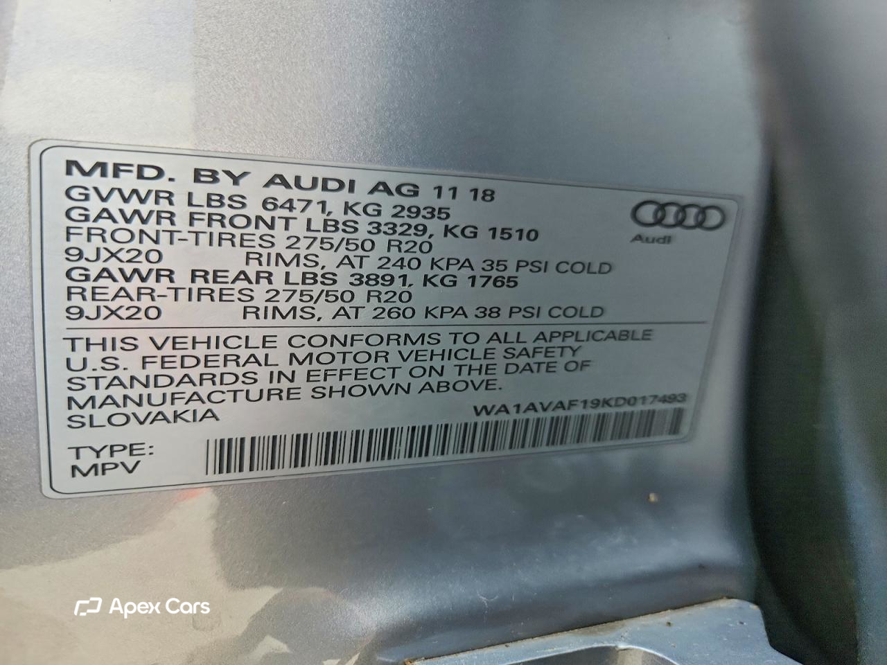 Audi Q8 2019