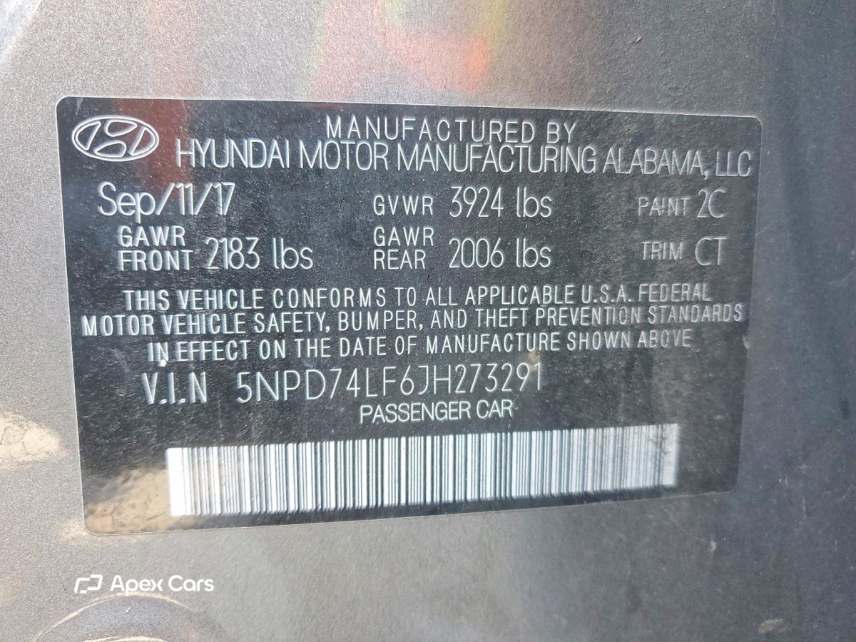 Hyundai Elantra 2018