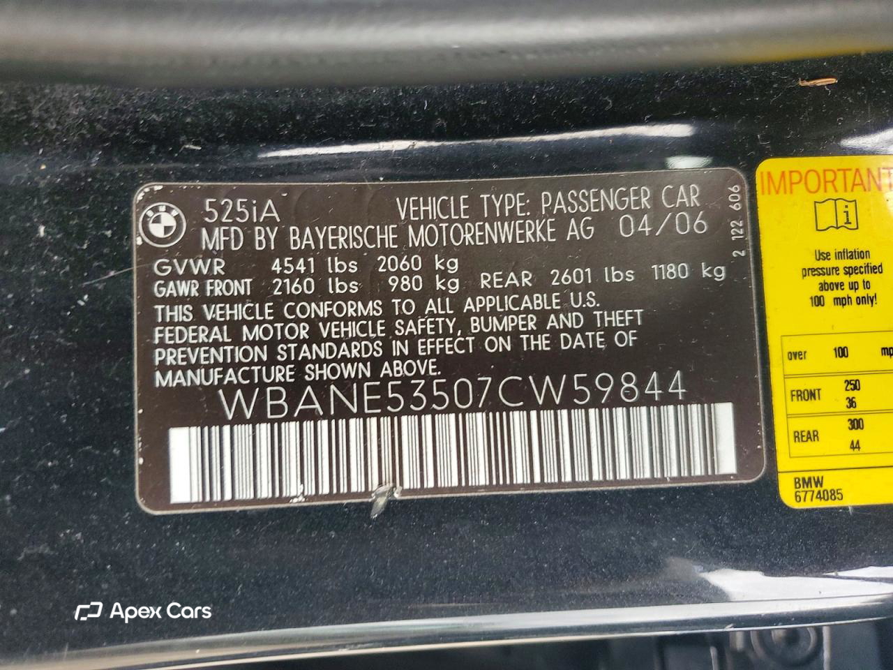 BMW Series 5 2007