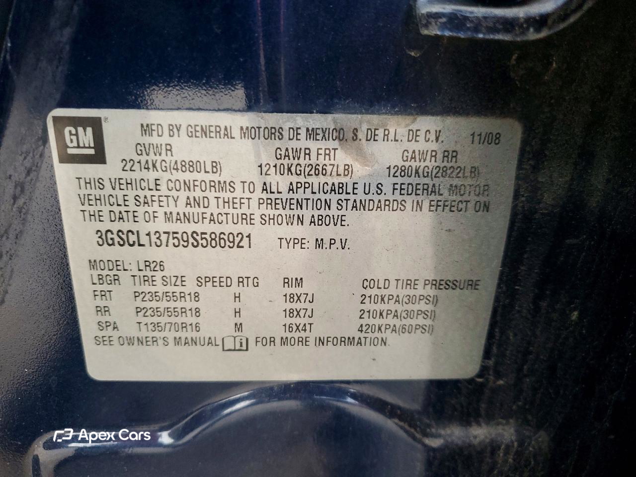 Saturn VUE 2009
