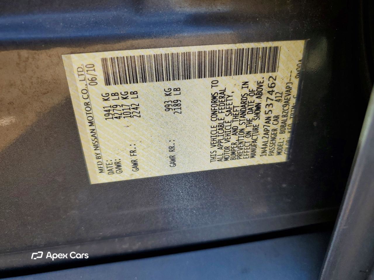 Nissan Altima 2010