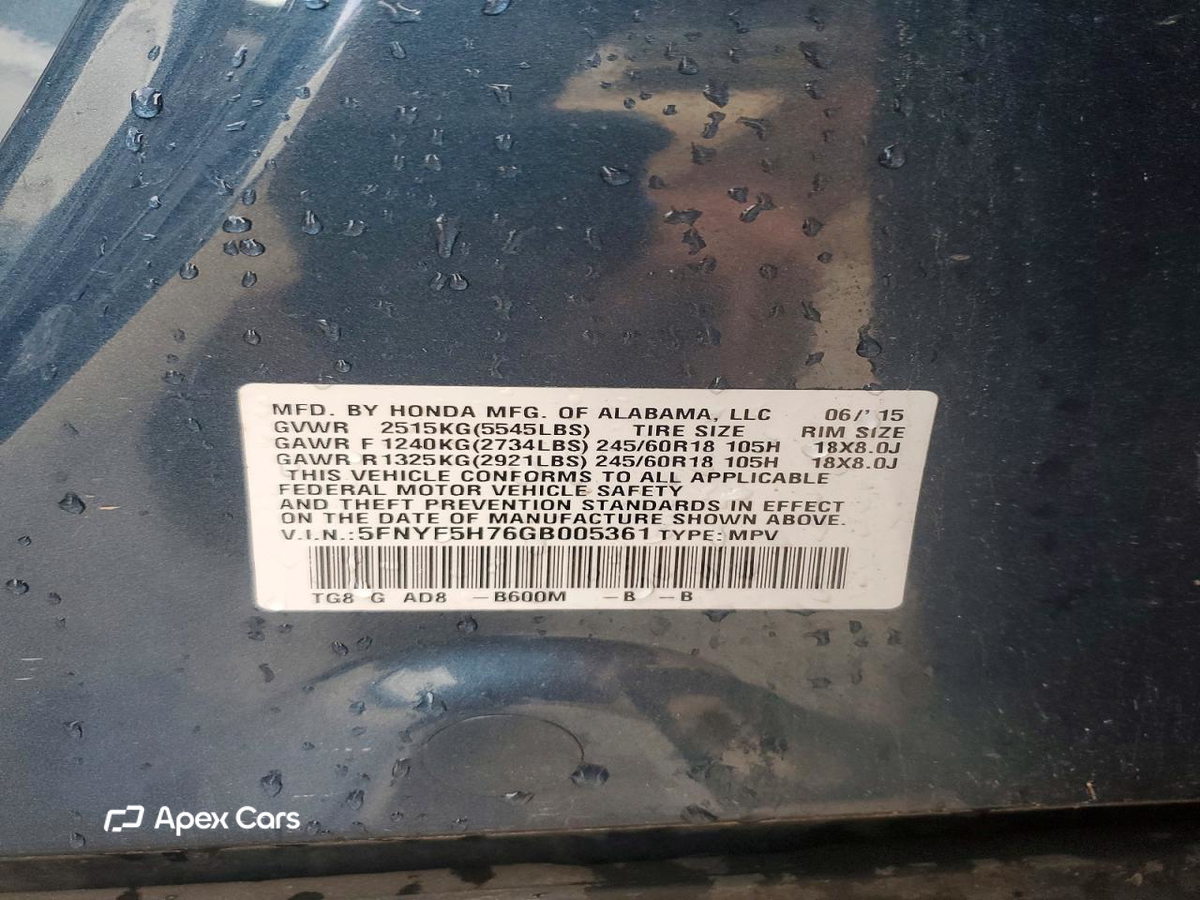 Honda Pilot 2016