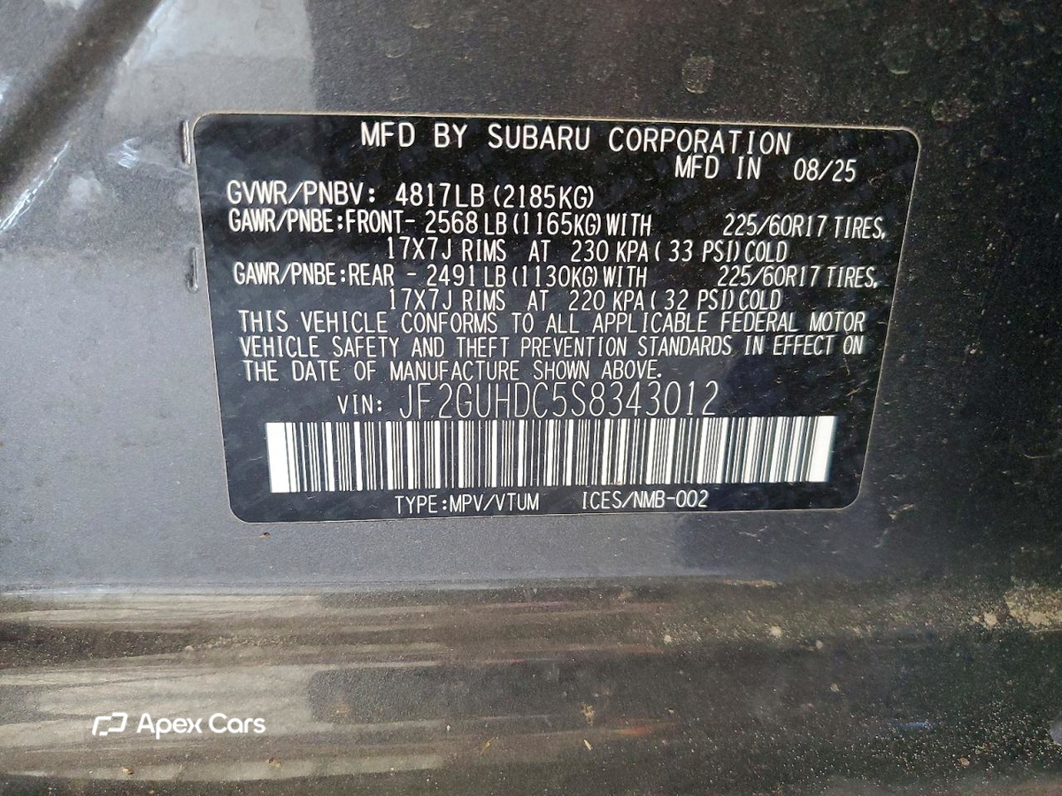Subaru XV 2025