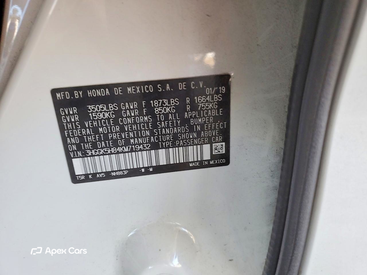 Honda Fit 2019