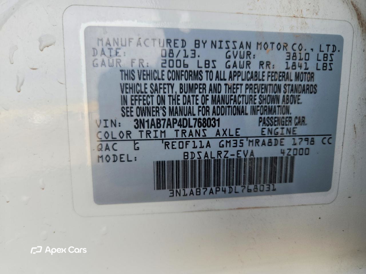Nissan Sentra 2013