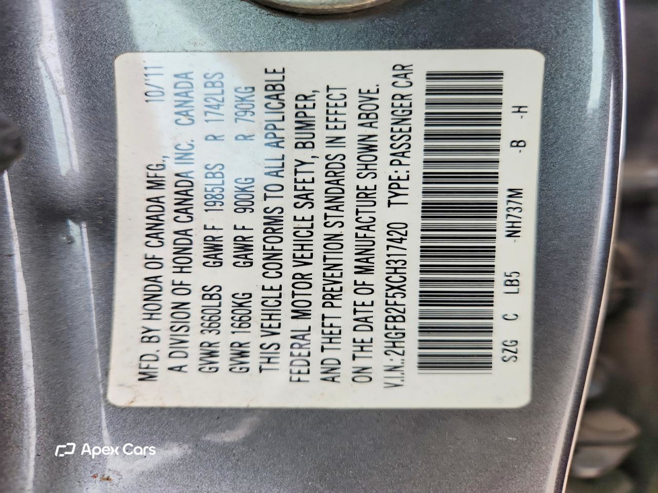 Honda Civic 2012
