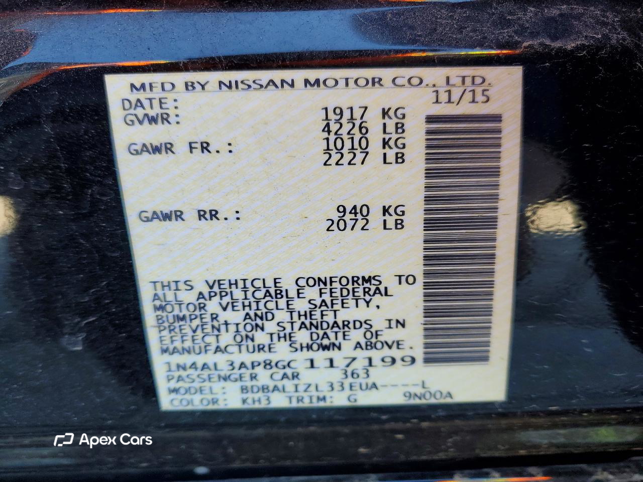 Nissan Altima 2016