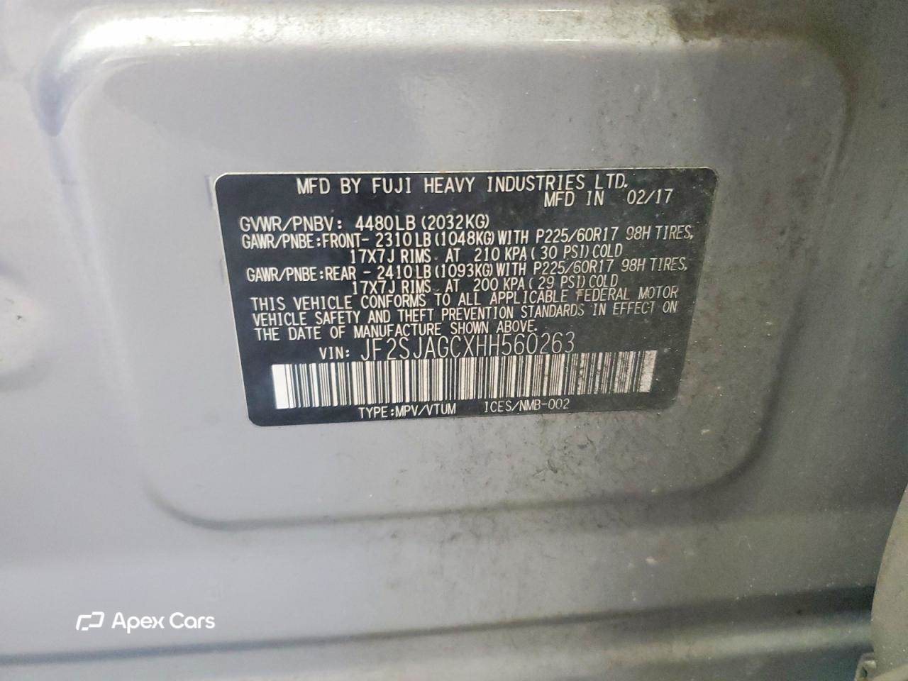 Subaru Forester 2017