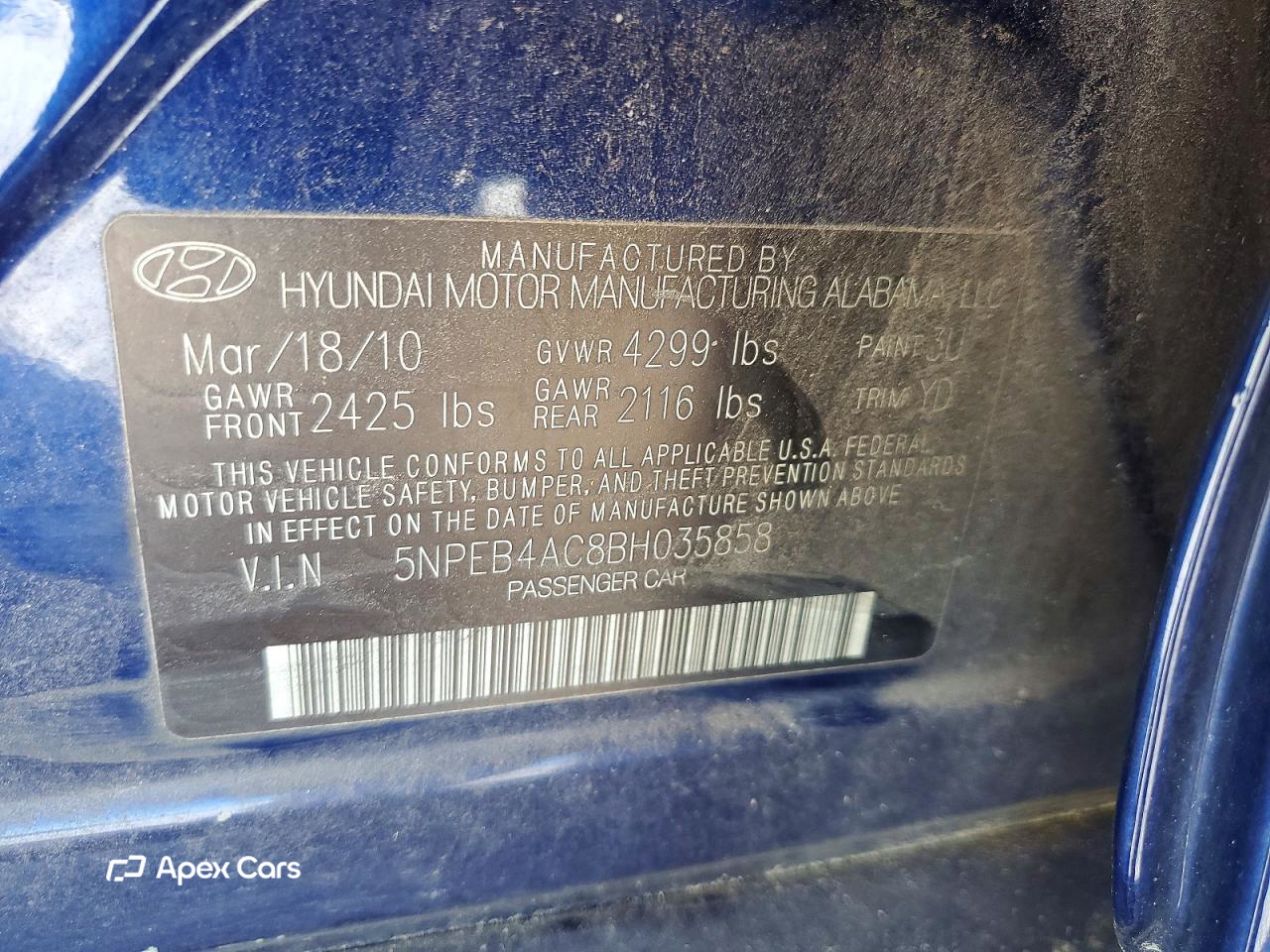 Hyundai Sonata 2011