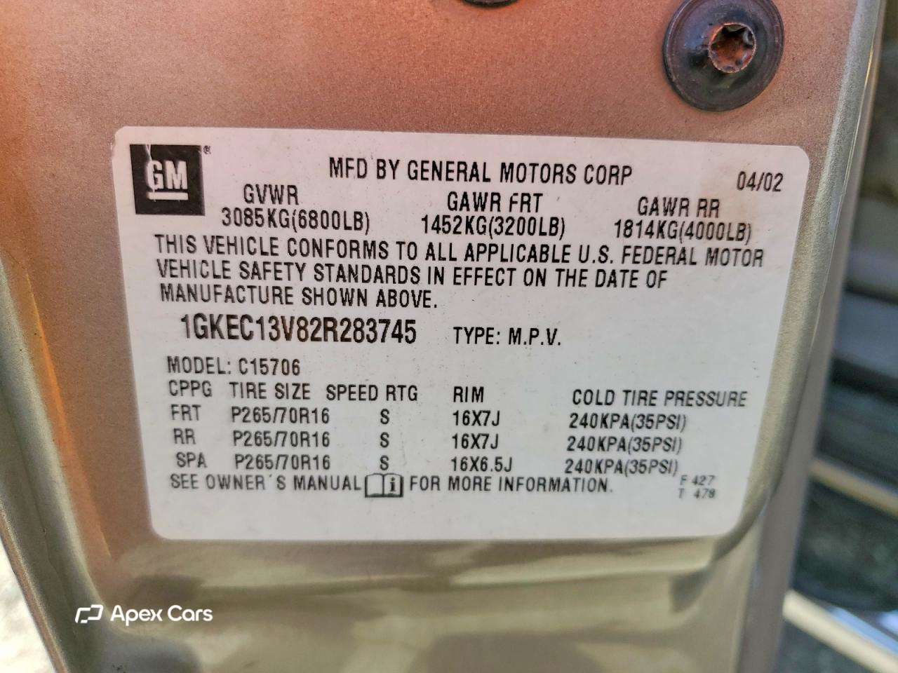 GMC Yukon 2002