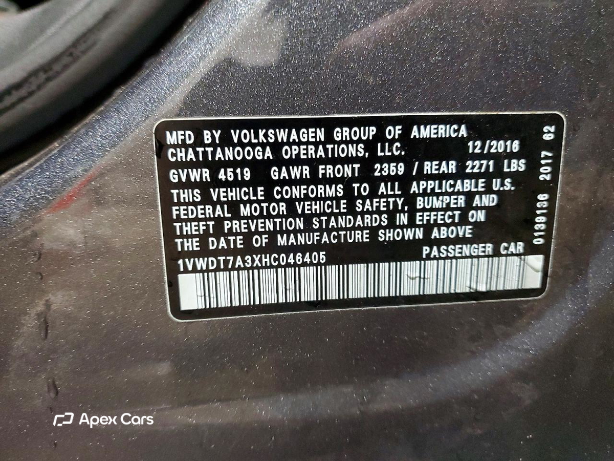 Volkswagen Passat 2017