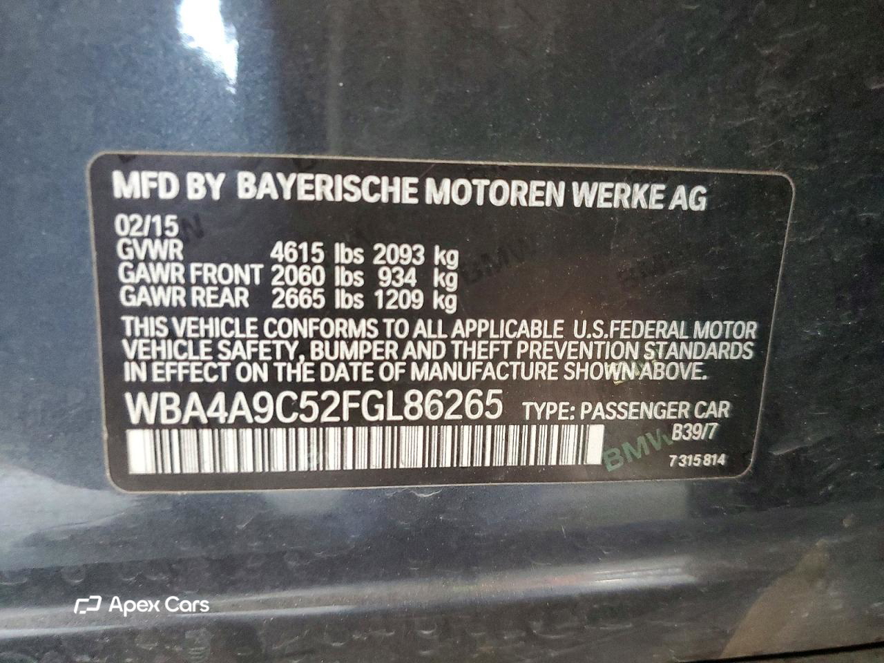 BMW Series 4 2015
