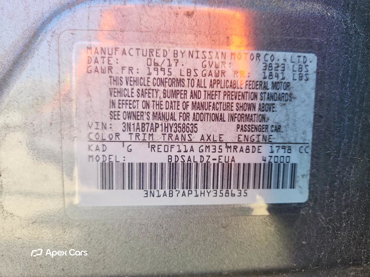Nissan Sentra 2017