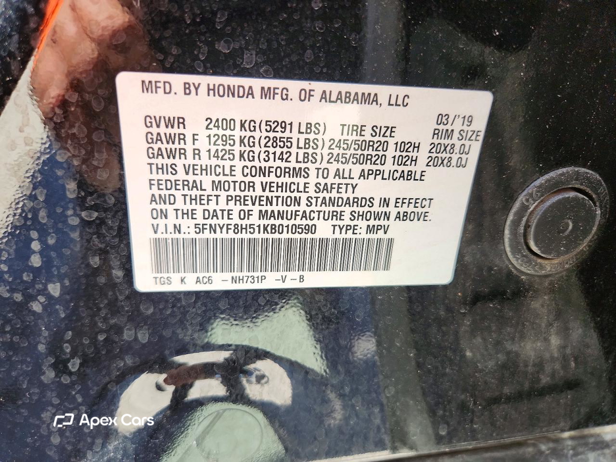 Honda Passport 2019