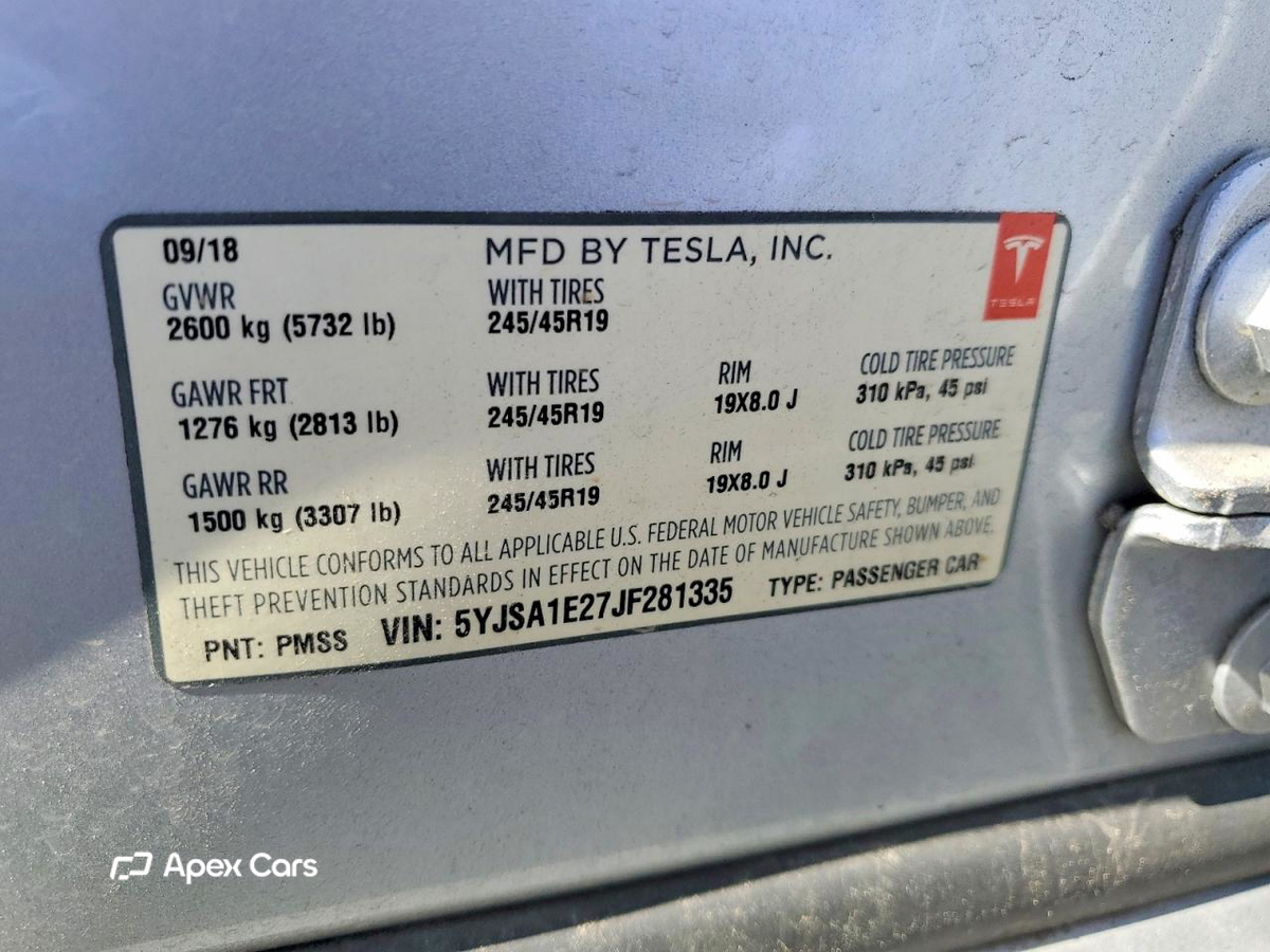 Tesla Model S 2018