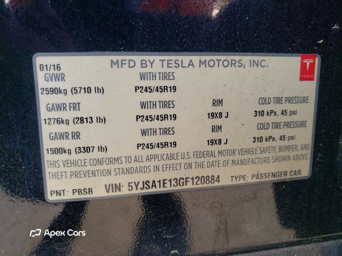 Tesla Model S 2016