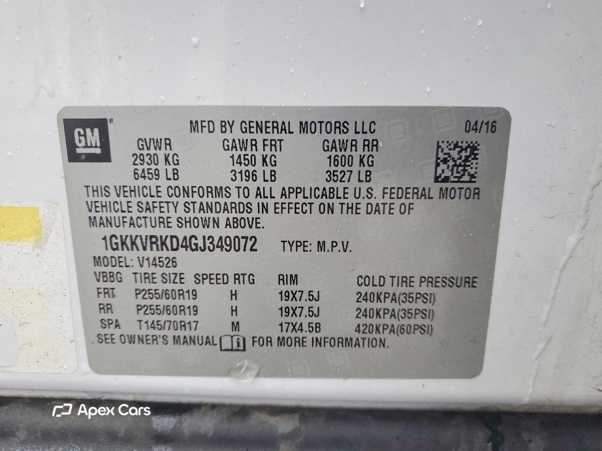 GMC Acadia 2016