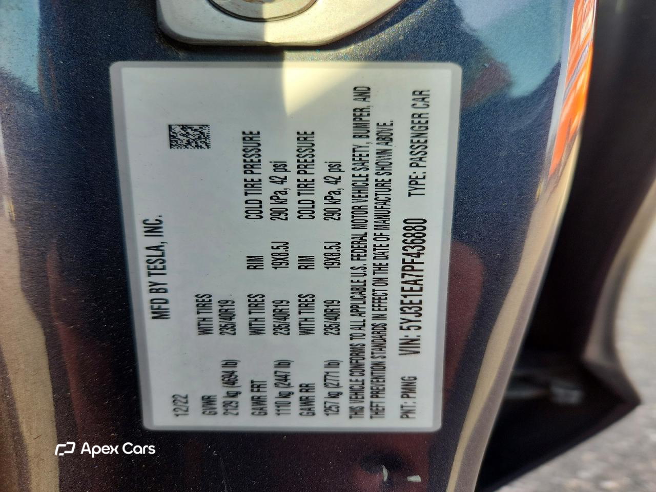 Tesla Model 3 2023