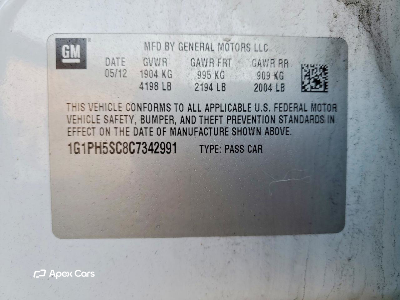 Chevrolet Cruze 2012
