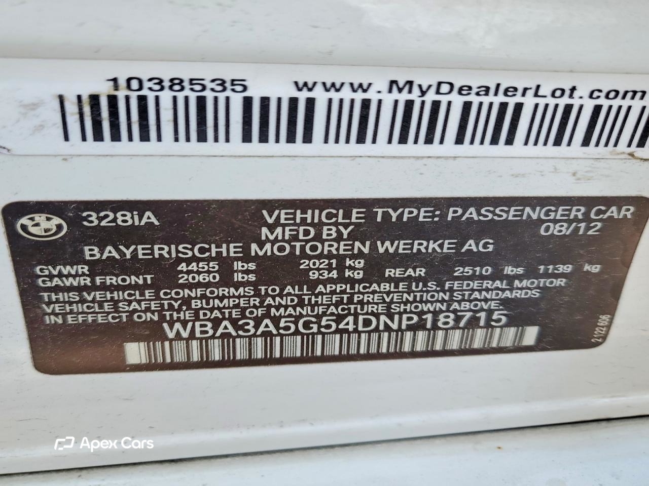 BMW Series 3 2013