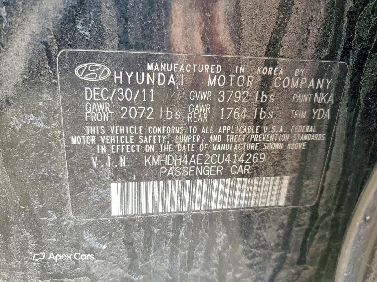 Hyundai Elantra 2012