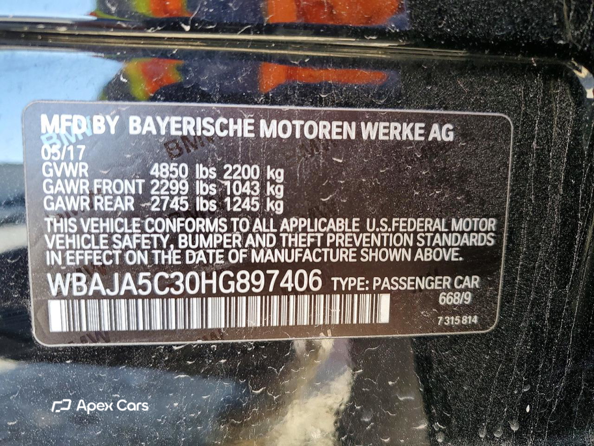 BMW Series 5 2017