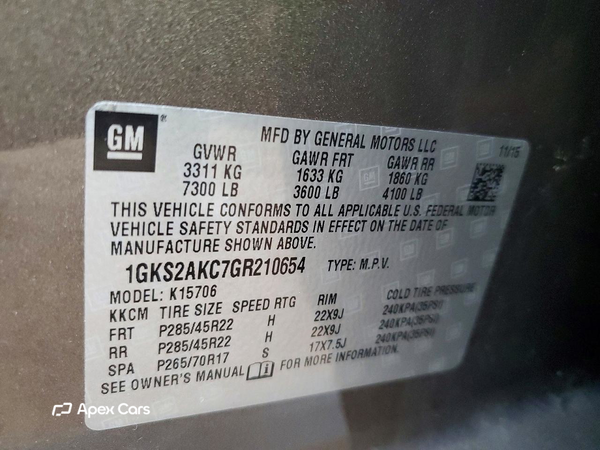GMC Yukon 2016