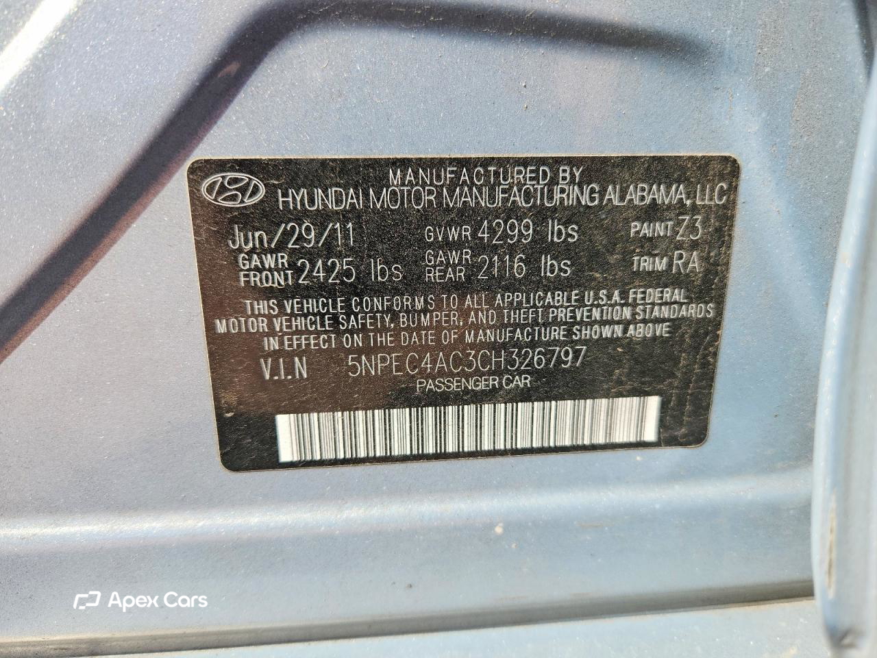 Hyundai Sonata 2012