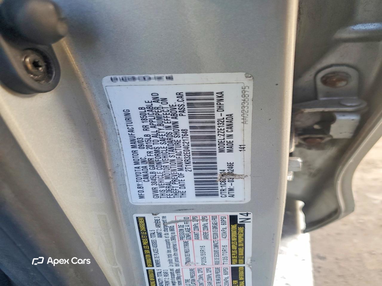 Toyota Matrix 2004