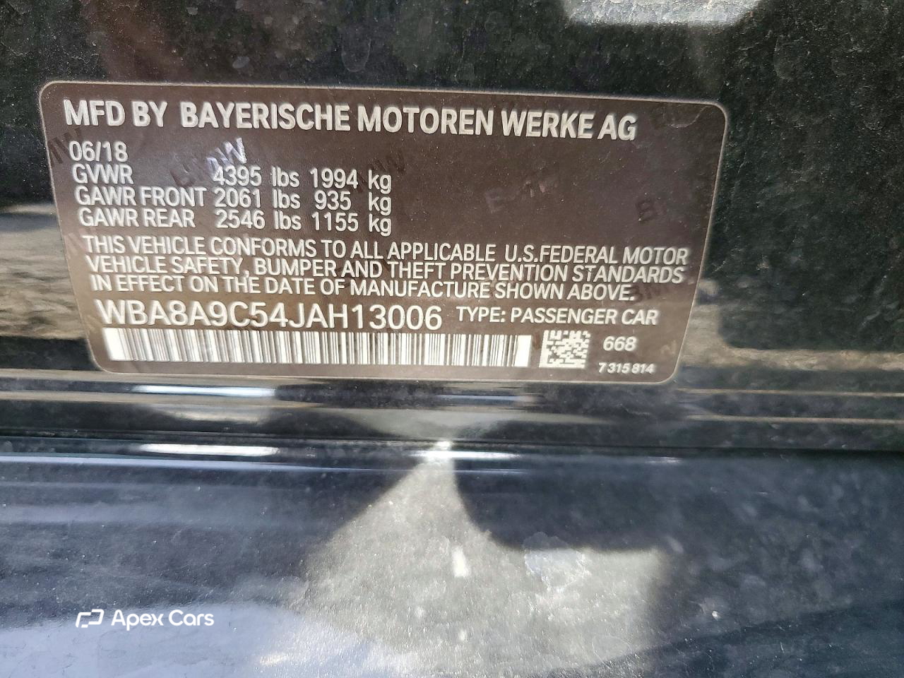 BMW Series 3 2018