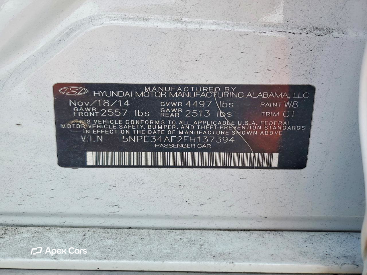 Hyundai Sonata 2015